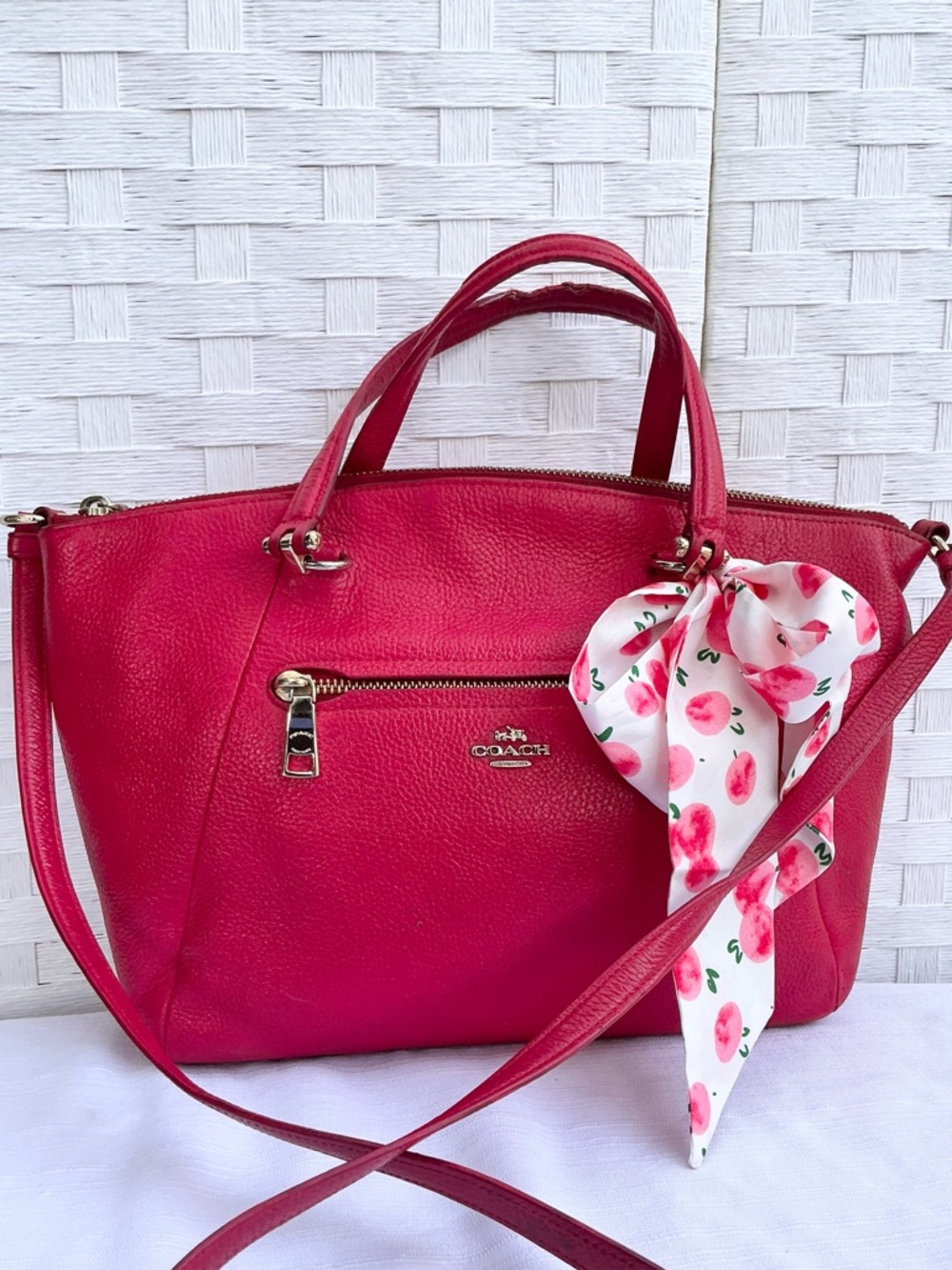Coach Christie Pink Satchel Crossbody